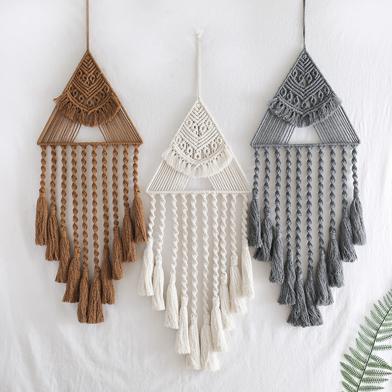 Handwoven Home Decor Triangle Dream Catcher