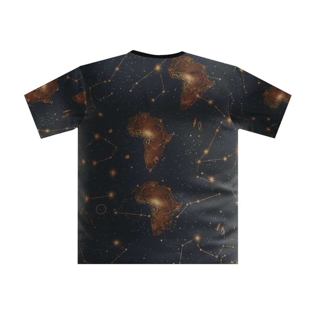 Cosmic Graphic Streetwear All-Over Compression Shirt #3