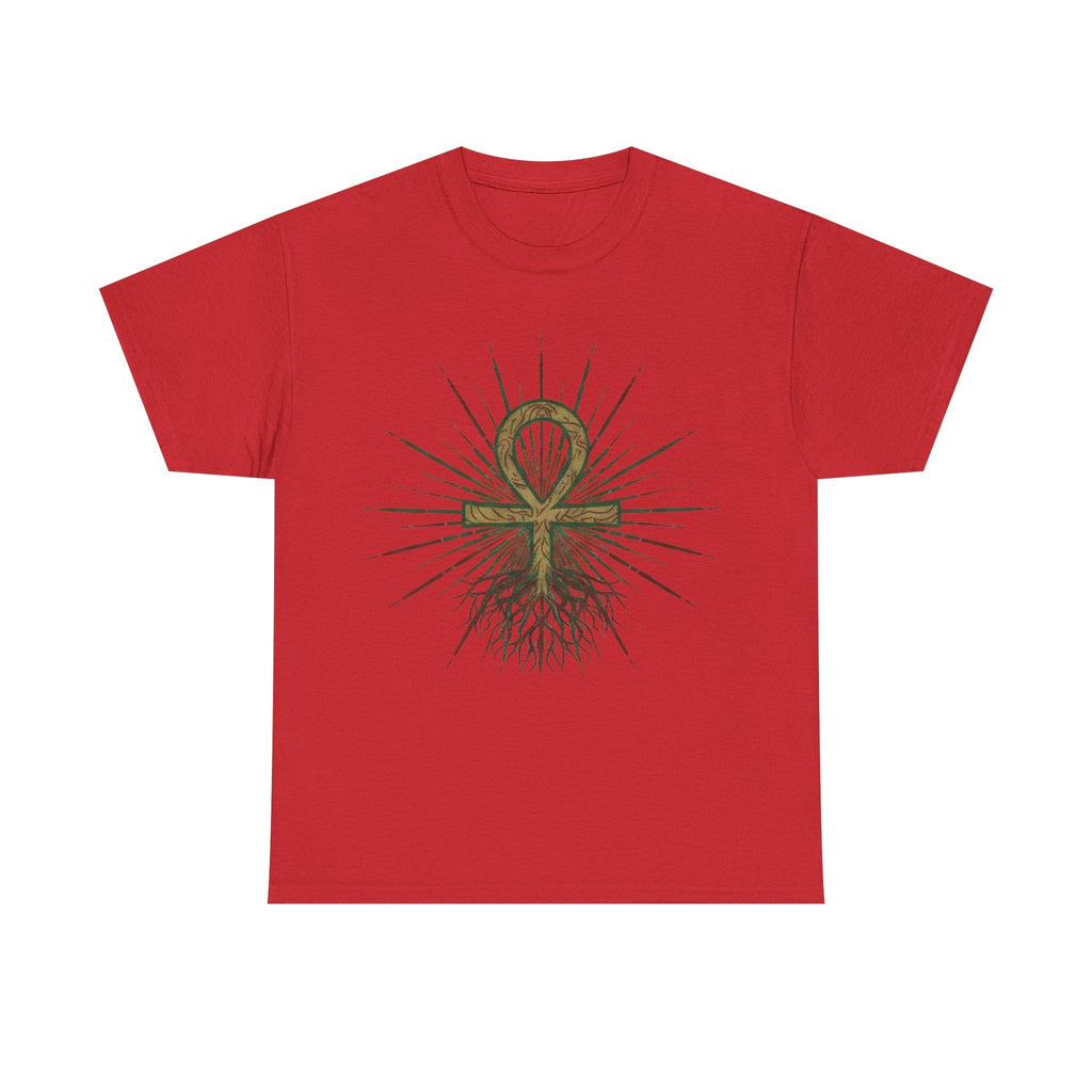 Root Chakra Grounded Ankh T-Shirt (Unisex)