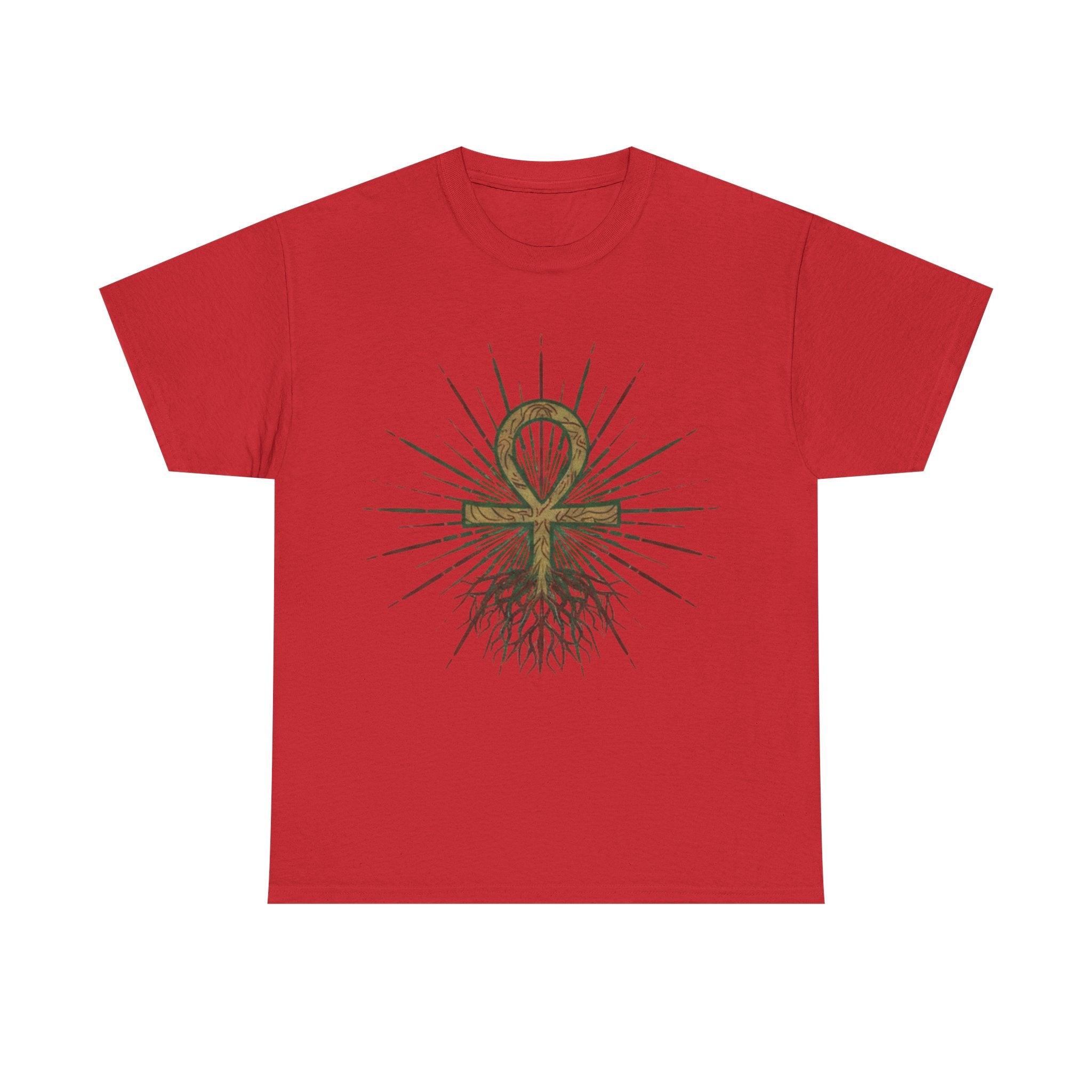 Root Chakra Grounded Ankh T-Shirt (Unisex)