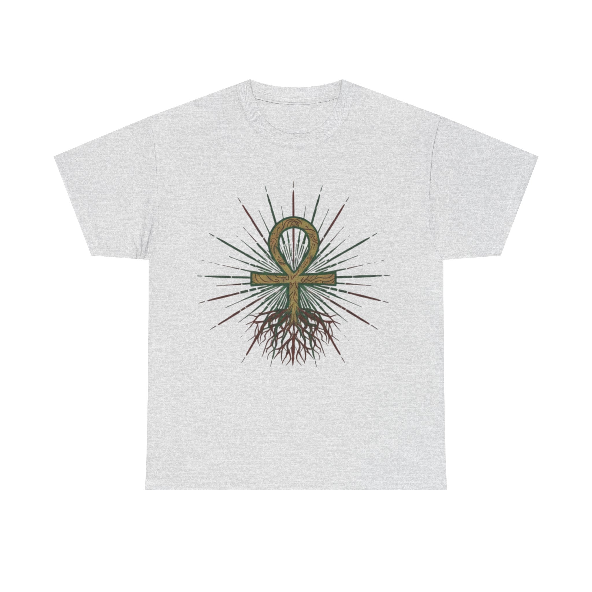 Root Chakra Grounded Ankh T-Shirt (Unisex)