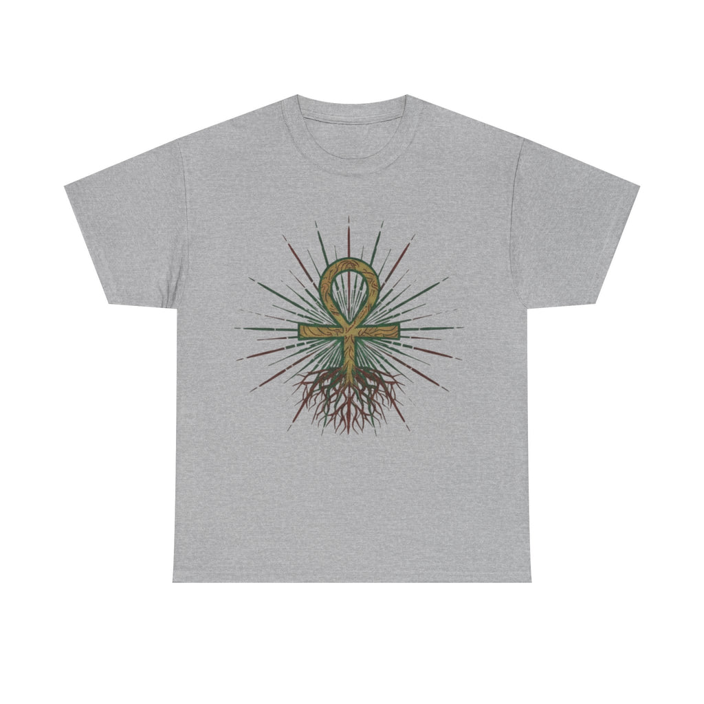Root Chakra Grounded Ankh T-Shirt (Unisex)