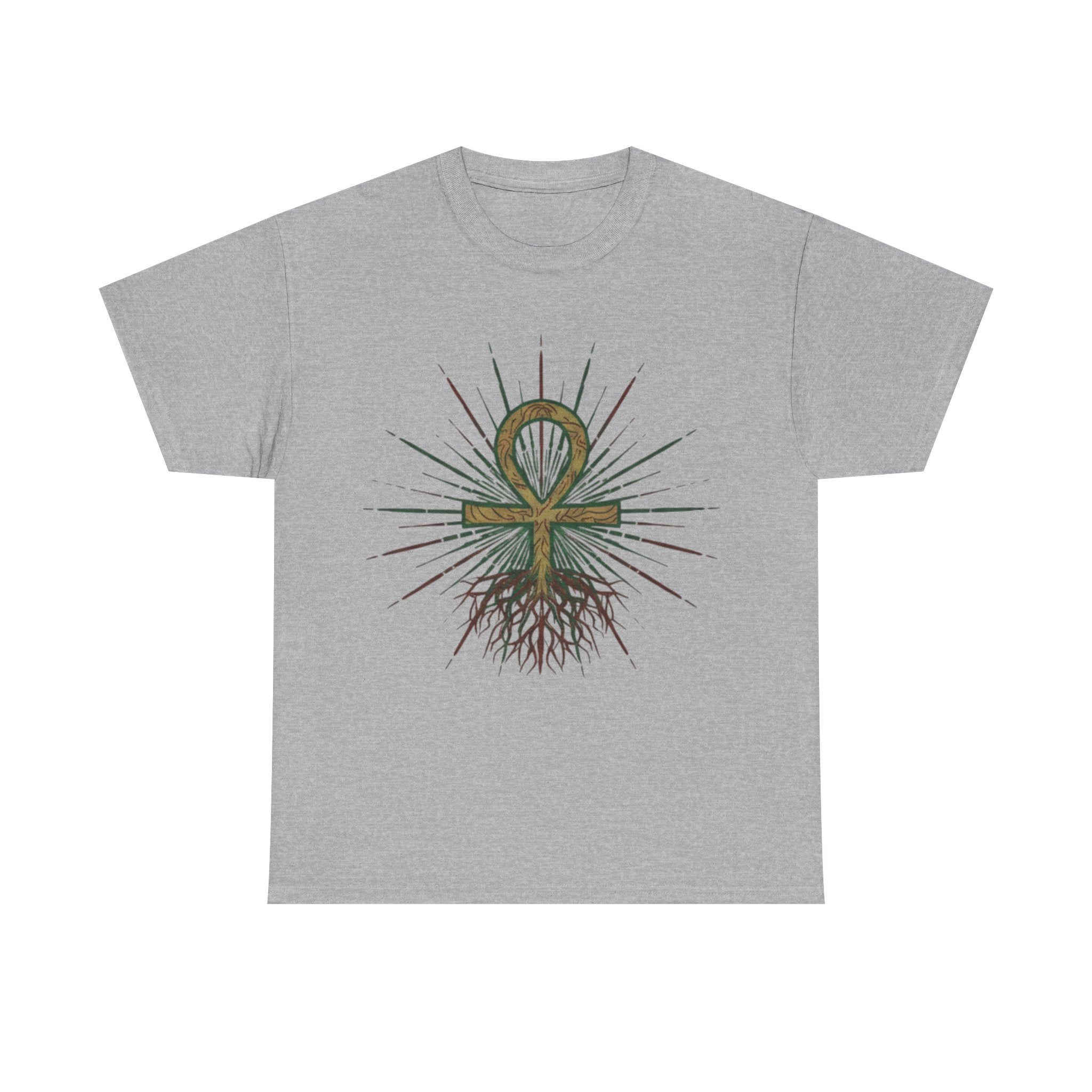 Root Chakra Grounded Ankh T-Shirt (Unisex)