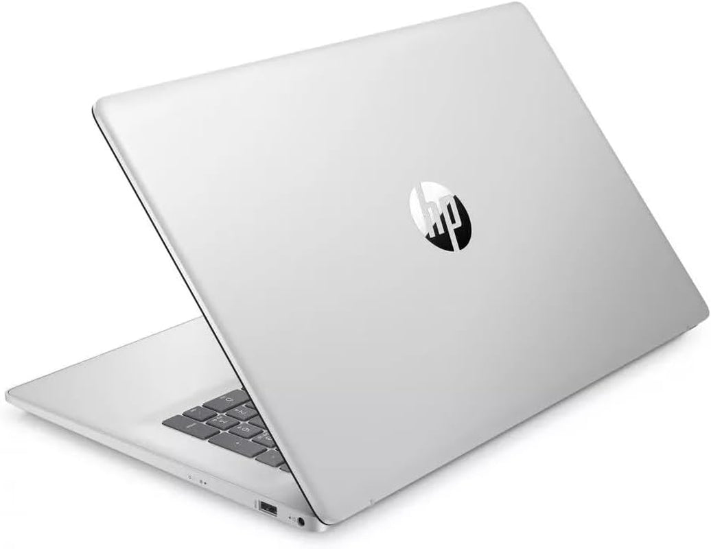 HP 17.3" FHD Business Laptop Computer, Windows 11 Laptop 32GB RAM 1.5TB Storage (1TB SSD+512GB Docking Set), 6-Core AMD Ryzen 5 Processor, AI Copilot, Numeric Keypad, NLY Earphones, Natural Silver