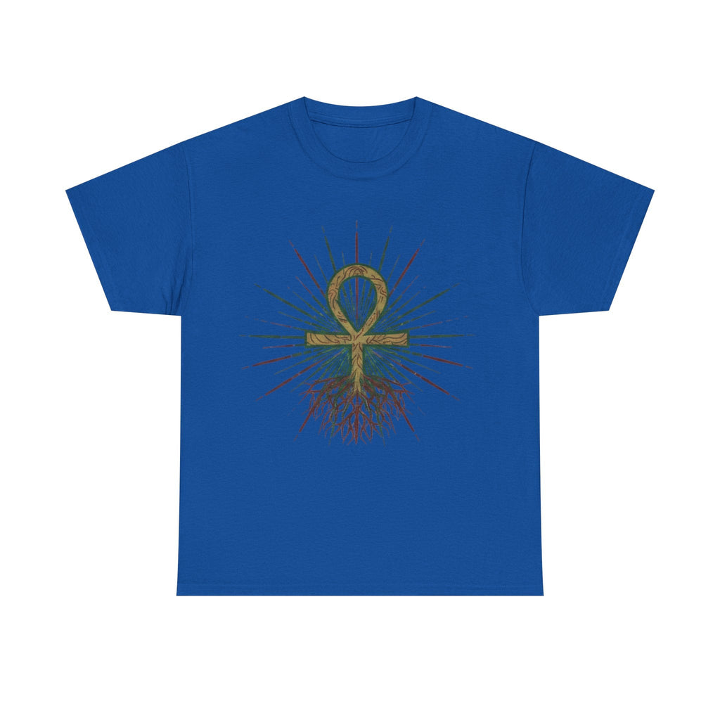 Root Chakra Grounded Ankh T-Shirt (Unisex)