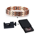 Vinterly Magnetic Pure Copper Bracelet Men Wheat Leaf 13mm Wrist Band Magnet Arthritis Pain Relief Male Energy Jewelry Male