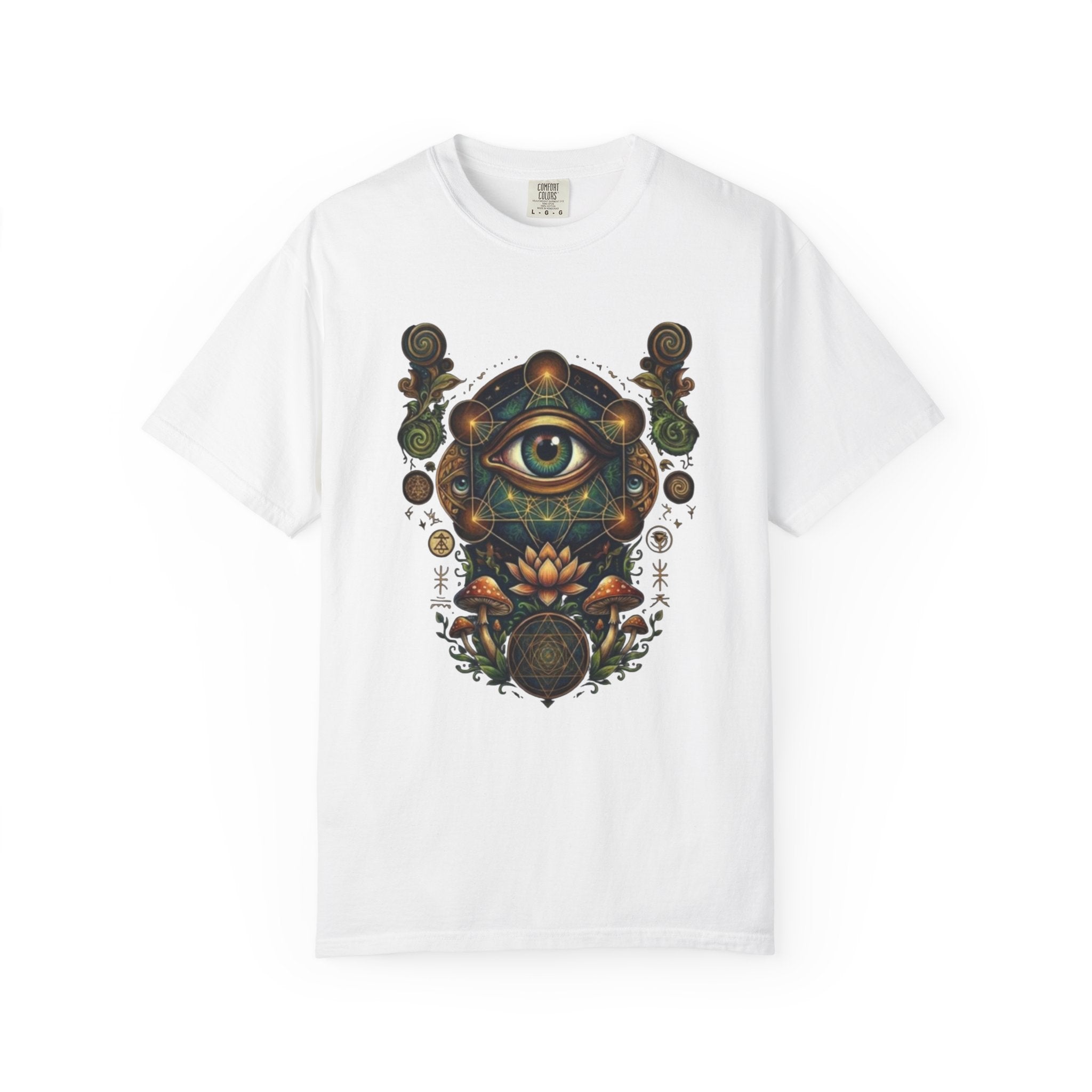 Geometric Eye Themed T-Shirt