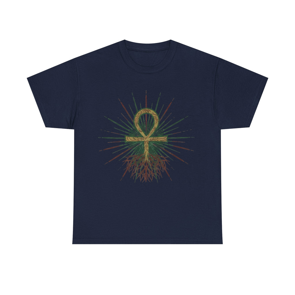Root Chakra Grounded Ankh T-Shirt (Unisex)