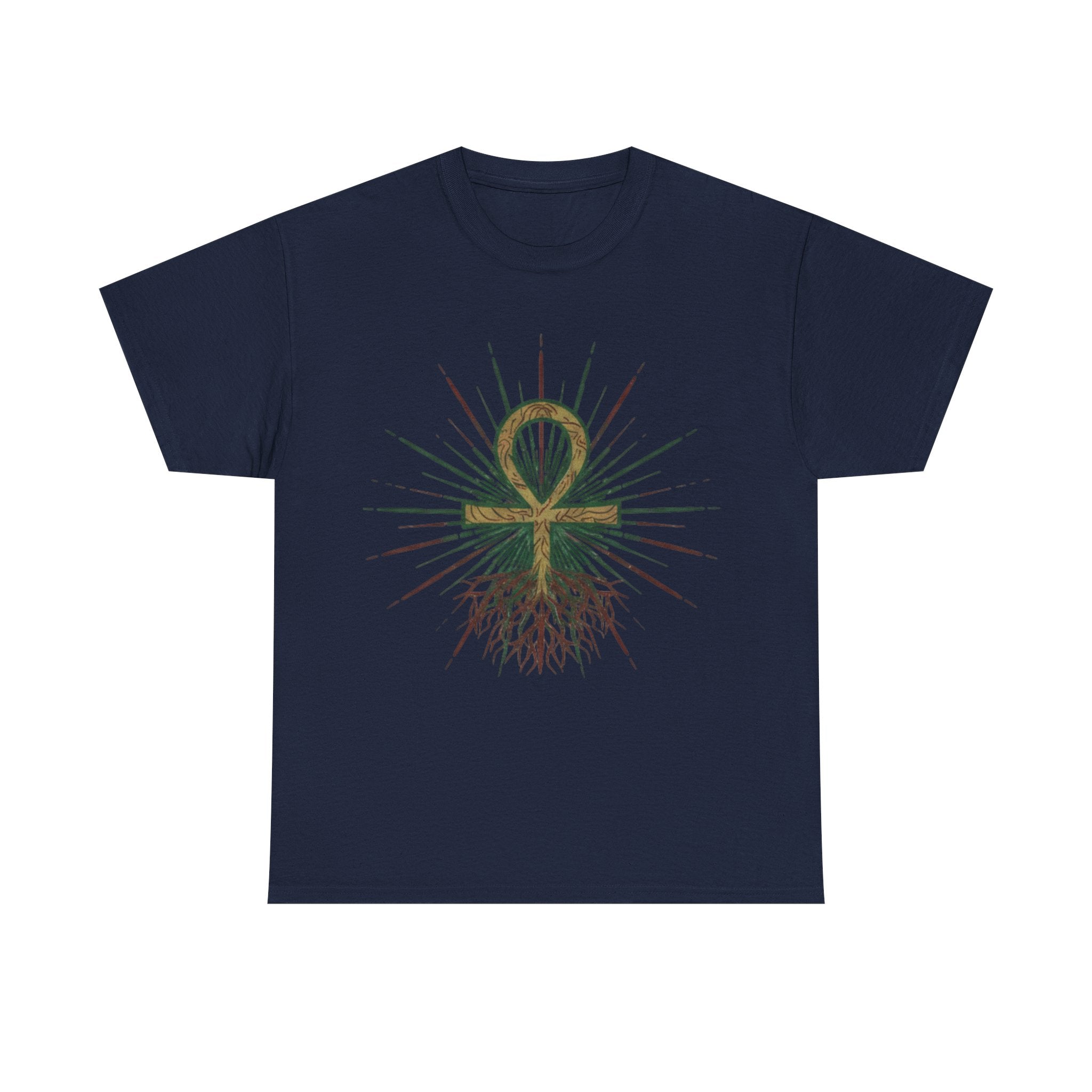 Root Chakra Grounded Ankh T-Shirt (Unisex)