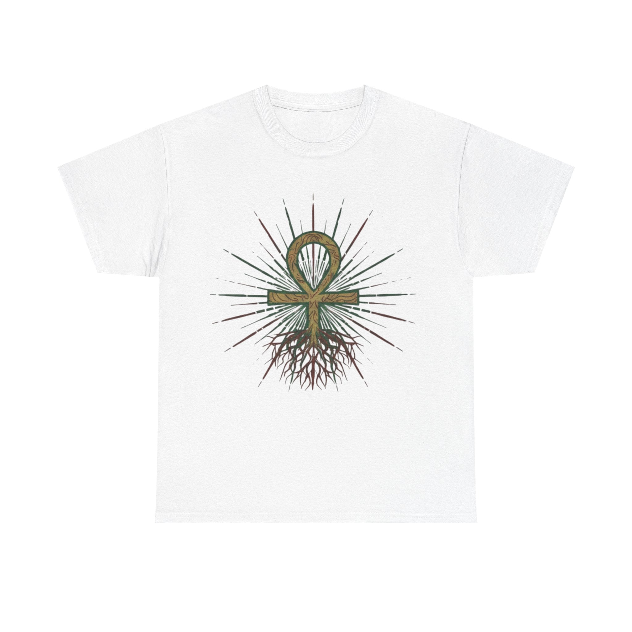 Root Chakra Grounded Ankh T-Shirt (Unisex)