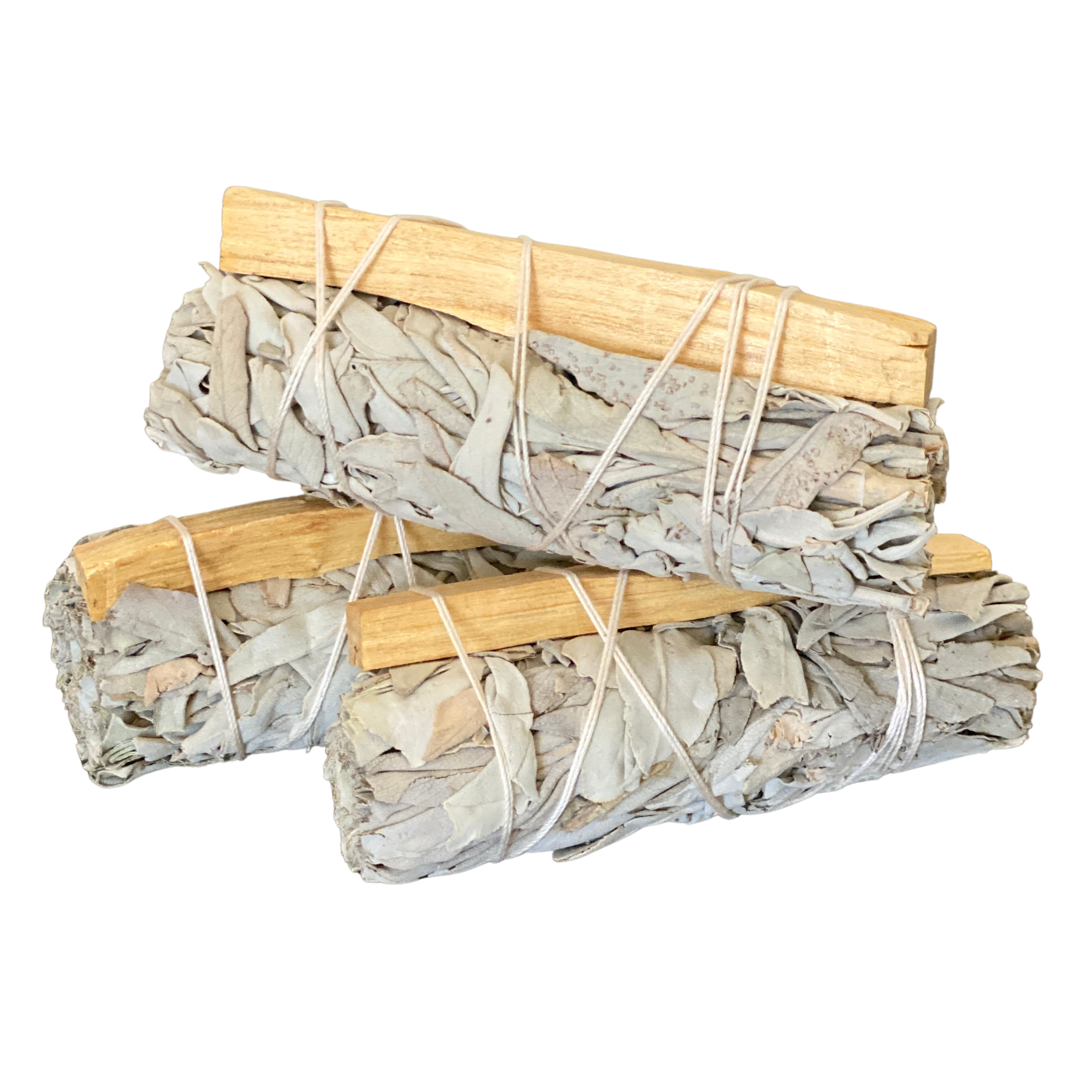 White Sage & Palo Santo Smudge Sticks – Cleansing Bundle