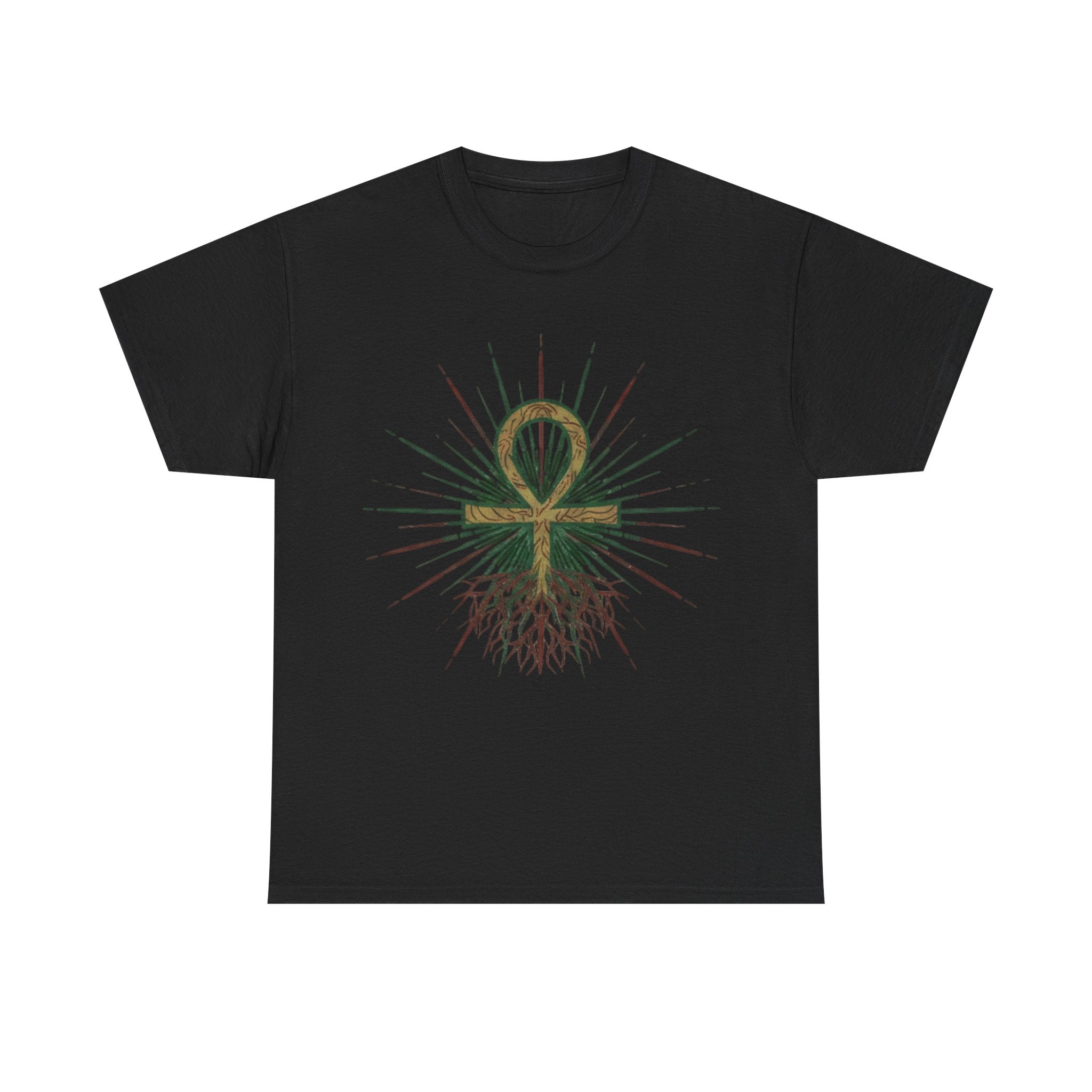 Root Chakra Grounded Ankh T-Shirt (Unisex)
