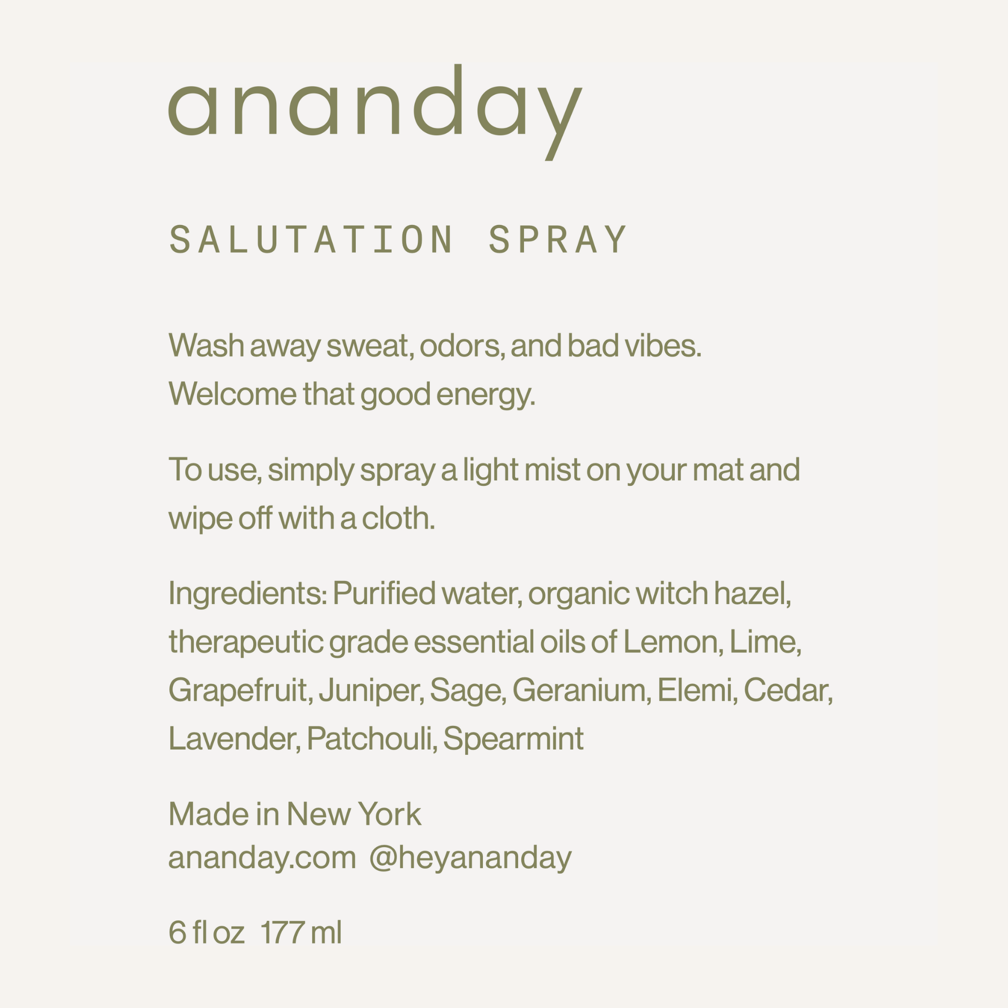 Sage & Citrus Room Spray – Aromatherapy Mist