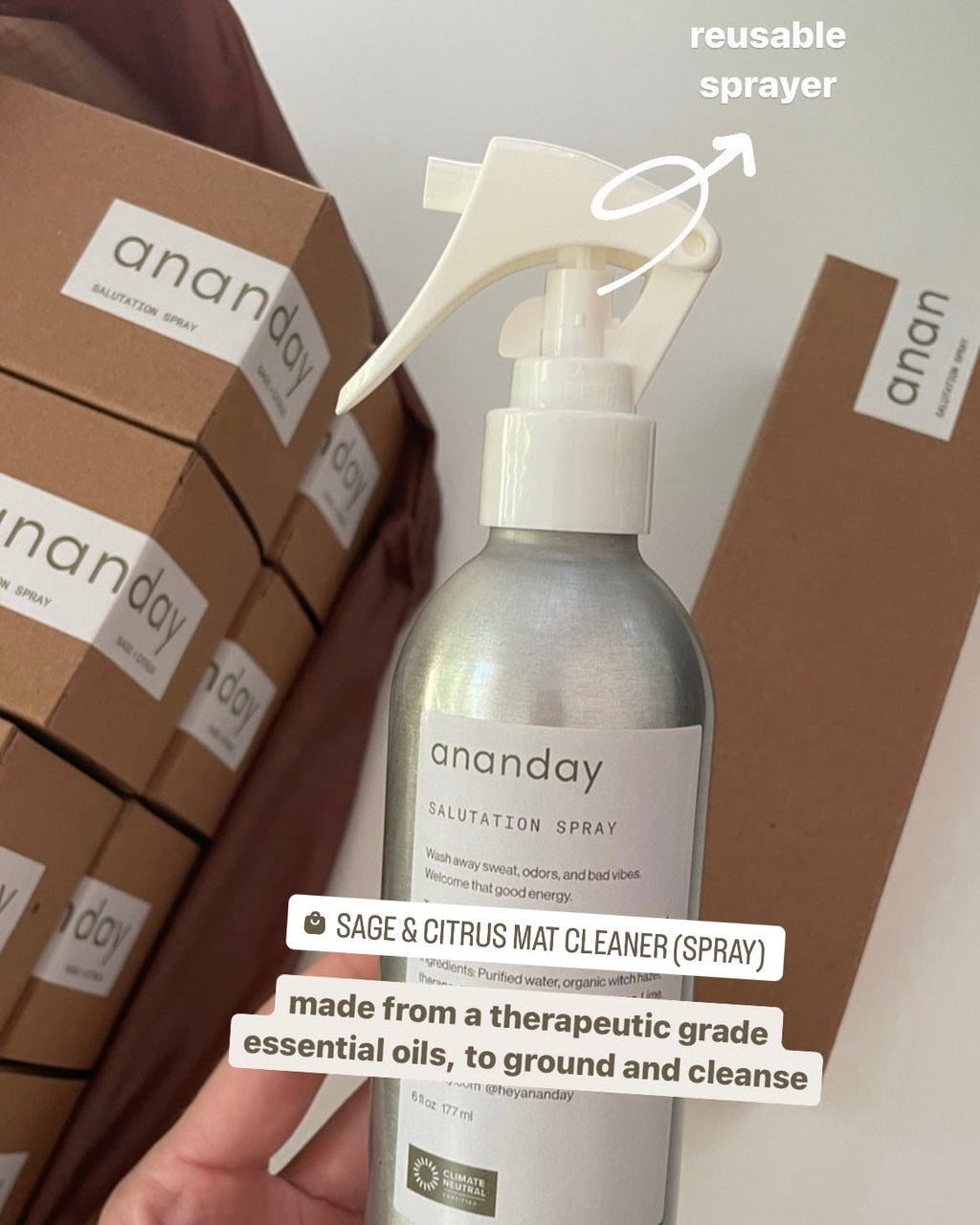 Sage & Citrus Room Spray – Aromatherapy Mist