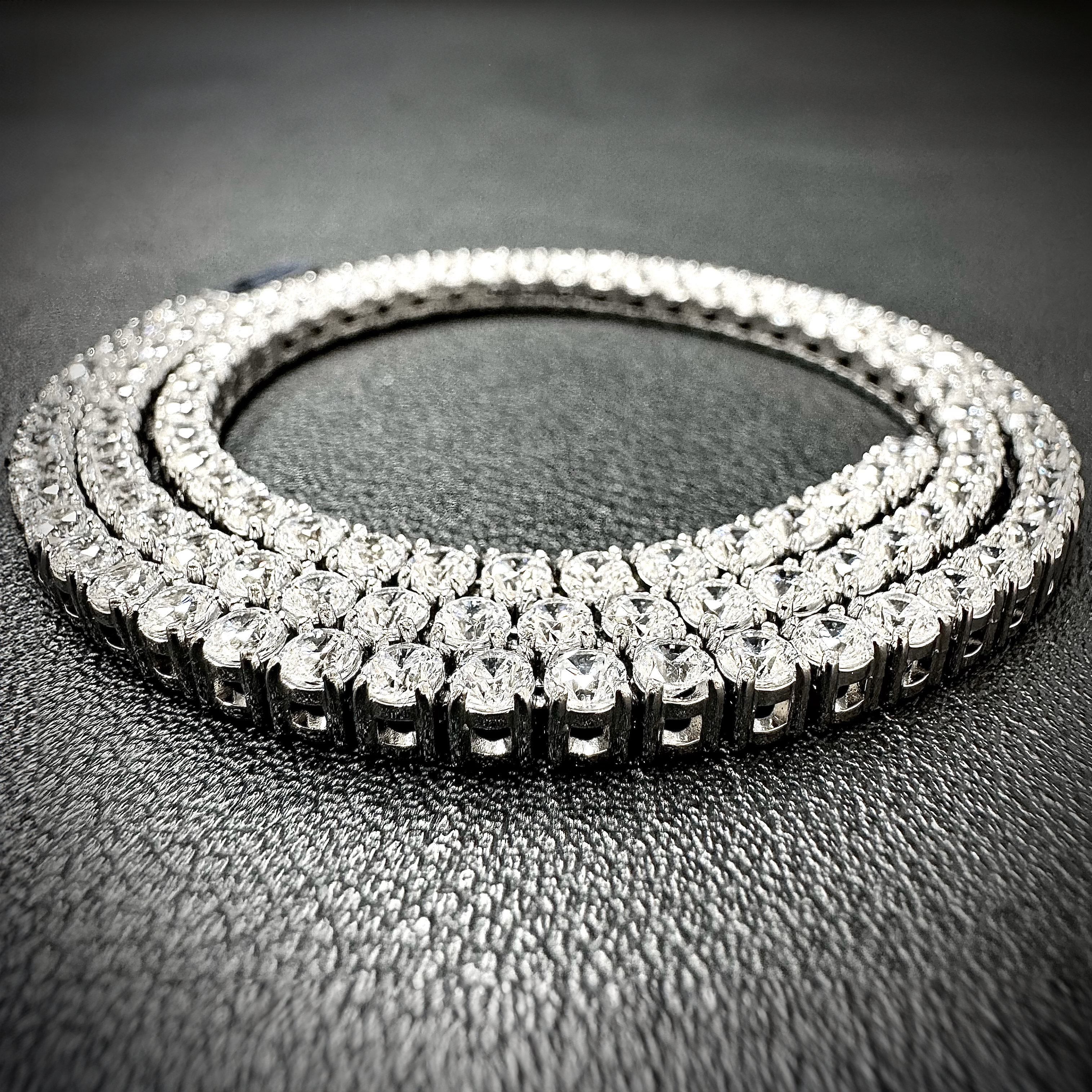 C103W B.Tiff Tennis Necklace/ 3mm