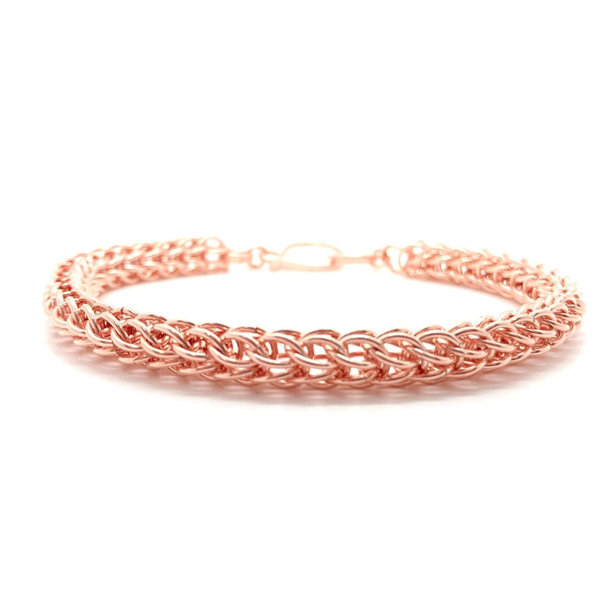 Handmade Copper Foxtail Chainmaille Bracelet