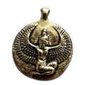 Goddess Isis Double-Sided Coin Pendant – 1 Inch