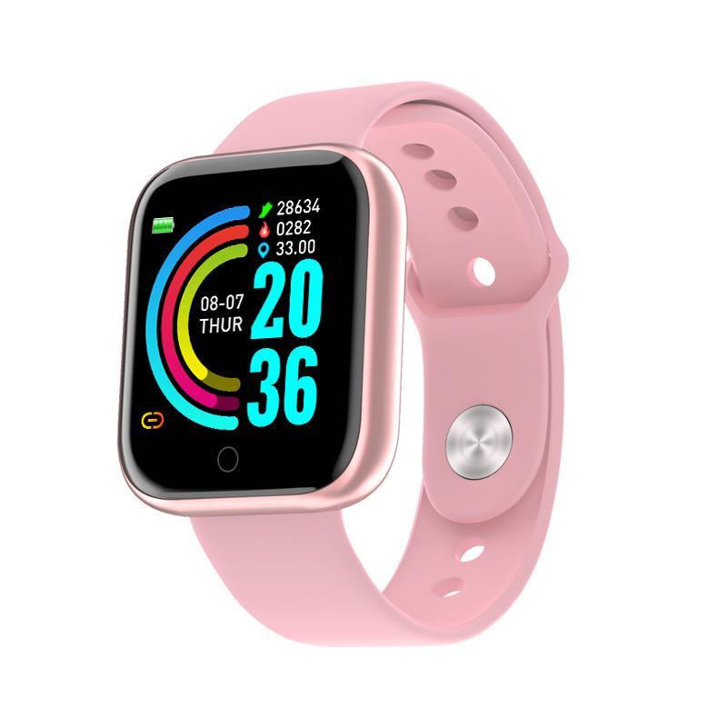 Elegant Popular Smart Watch For Women and Men D20 Pro Men Smartwatch for IOS and Android Sistems With Heart Rate Monitor Blood Pressure Sports Tracker Wristband