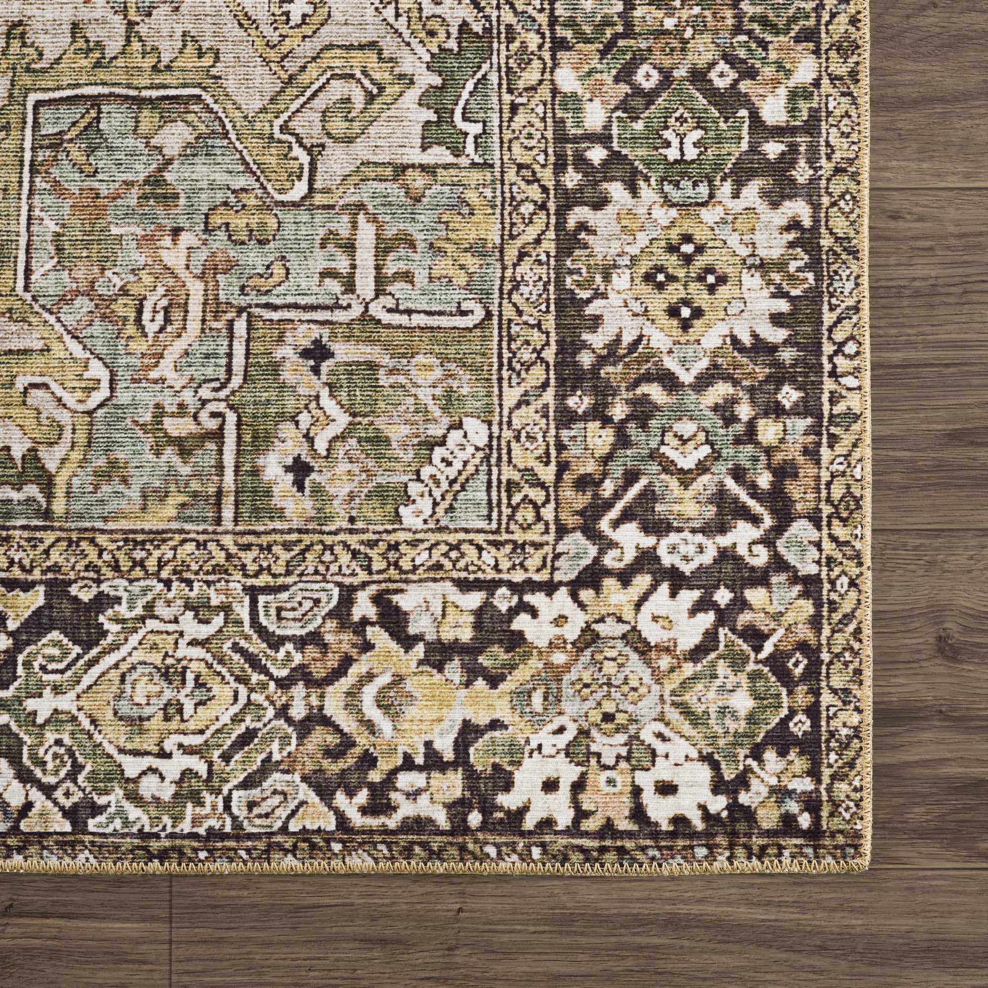 Sage Green Area Rug – Neyland, Modern Home Decor
