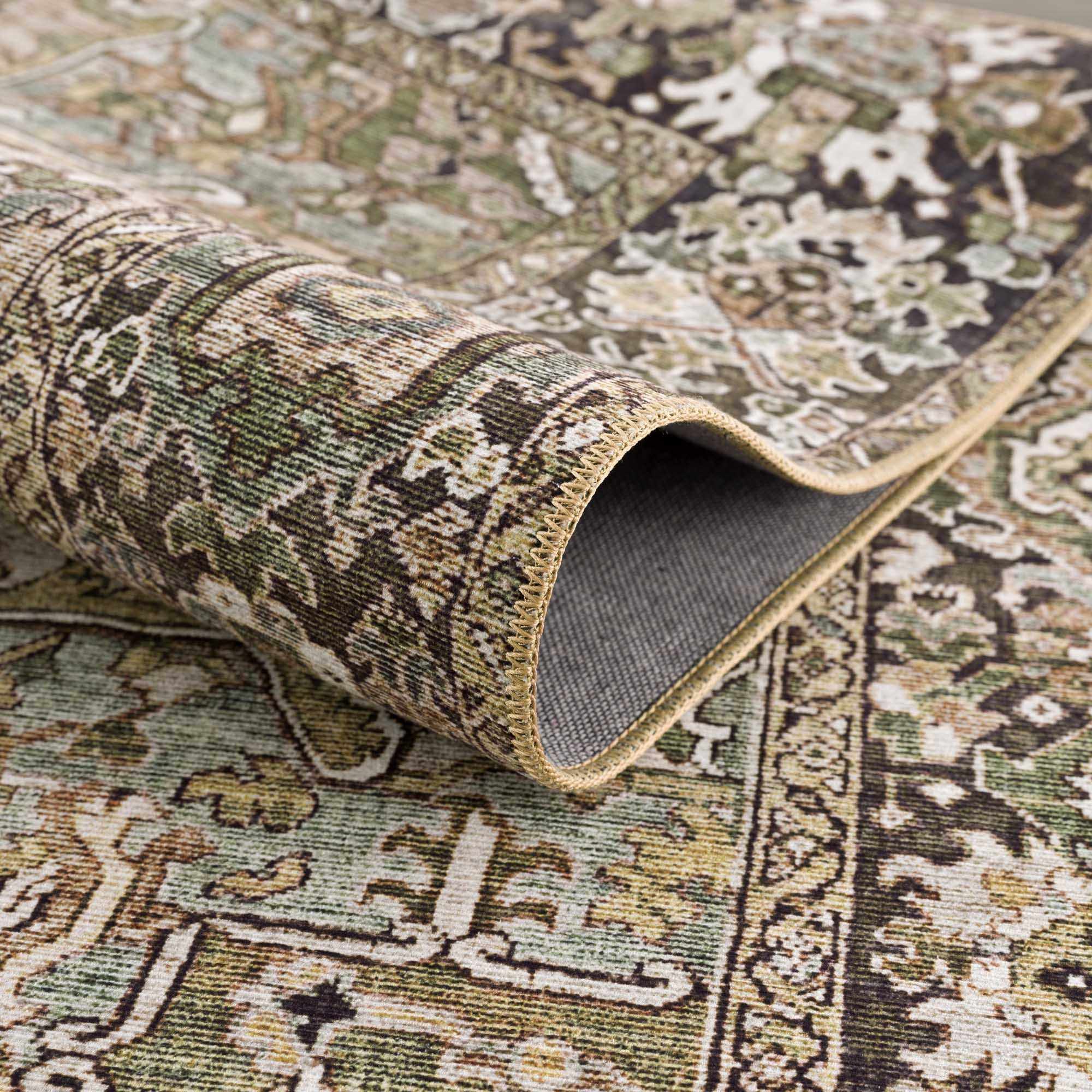 Sage Green Area Rug – Neyland, Modern Home Decor