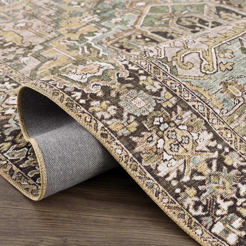 Sage Green Area Rug – Neyland, Modern Home Decor