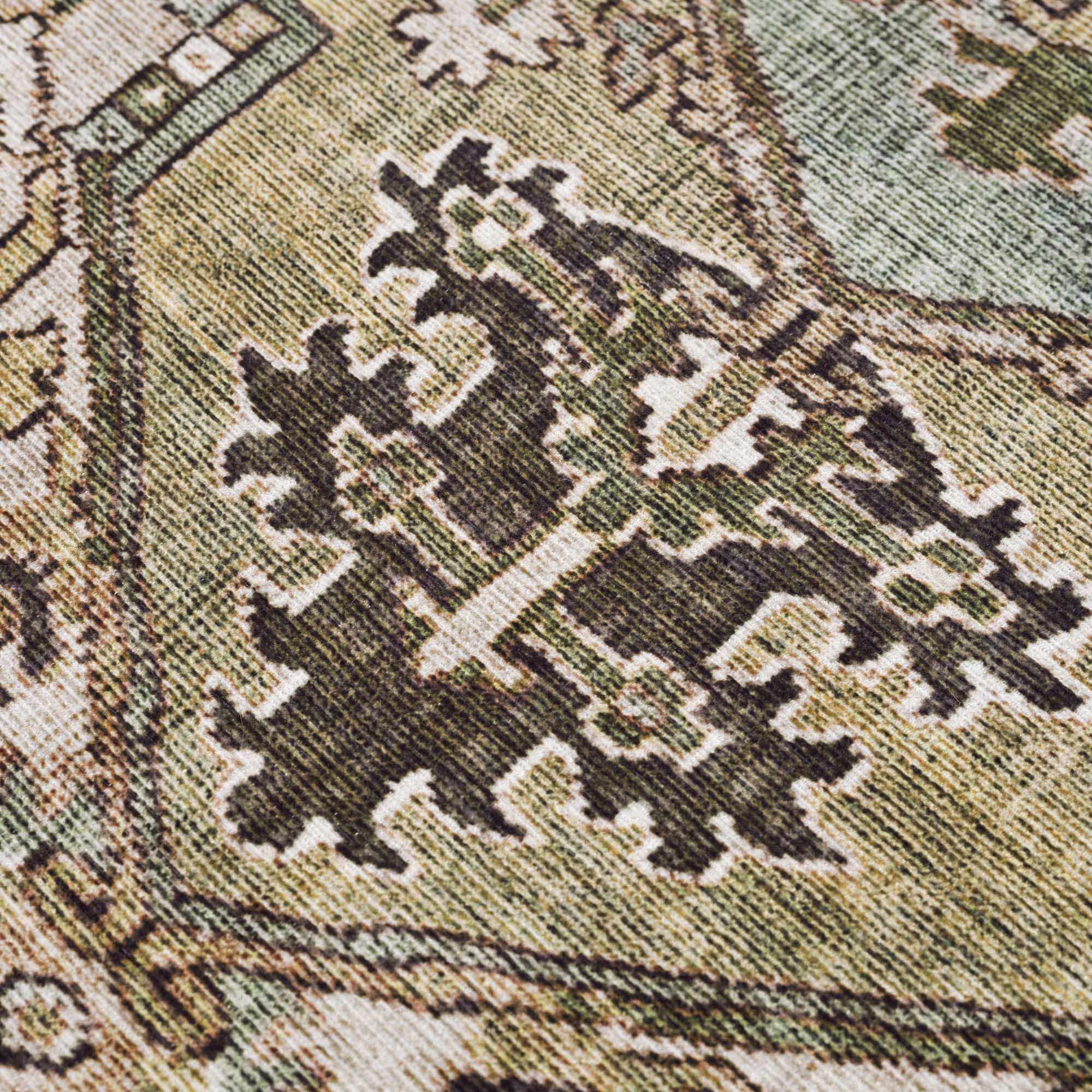 Sage Green Area Rug – Neyland, Modern Home Decor