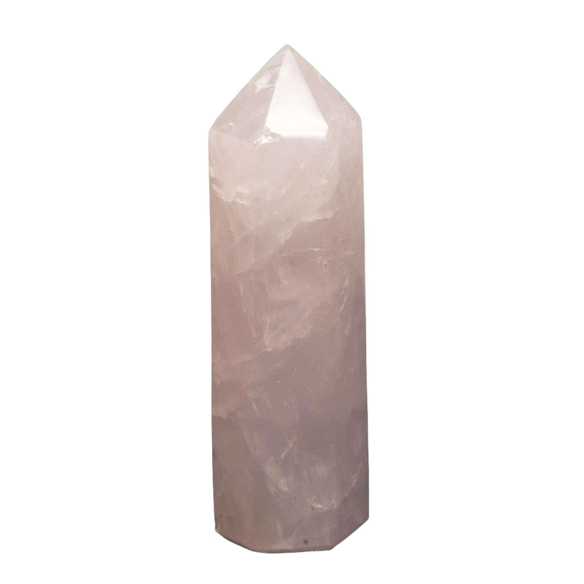 Rose Quartz Crystal Tower – Heart Chakra Love Stone