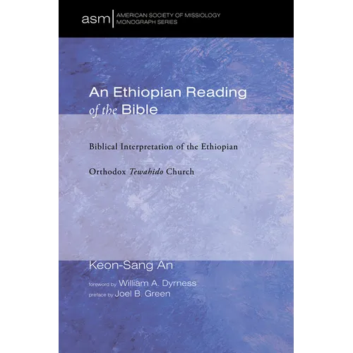 Blue and lavender cover of An Ethiopian Reading of the Bible by Keon-Sang An