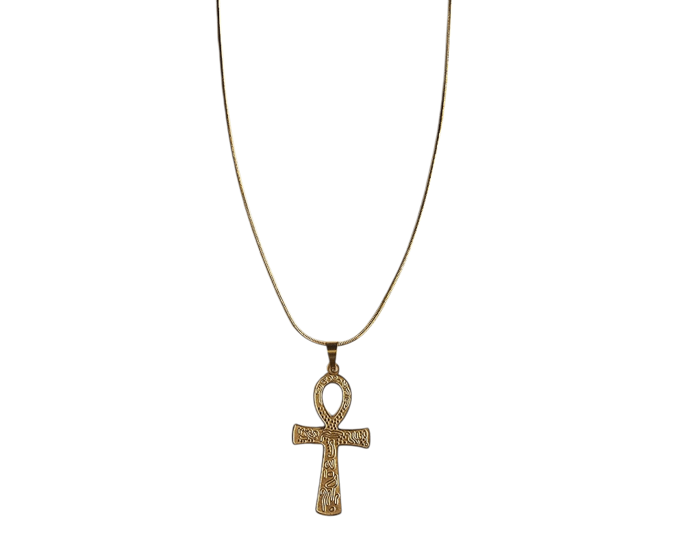 Gold-Plated Ankh Necklace by MINU Jewels