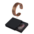 Vinterly Pure Copper Magnetic Rings Lucky Tree Vintage 6.5mm Health Energy Finger Cuff Adjustable Jewelry High Magnet Resizable