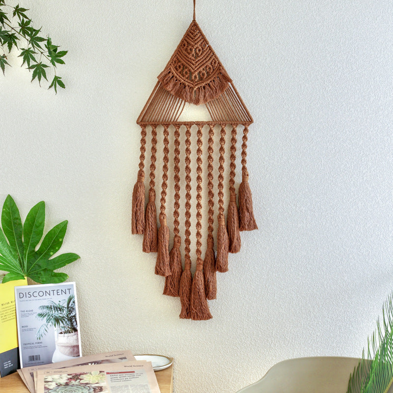 Handwoven Home Decor Triangle Dream Catcher