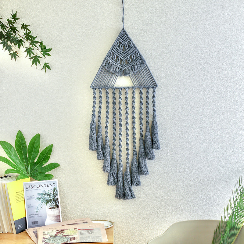 Handwoven Home Decor Triangle Dream Catcher