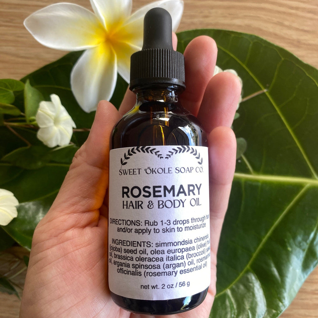 Rosemary Hair & Scalp Oil – Growth & Nourishment