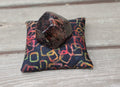 Geometric Singing Bowl Crystal Display Pillow