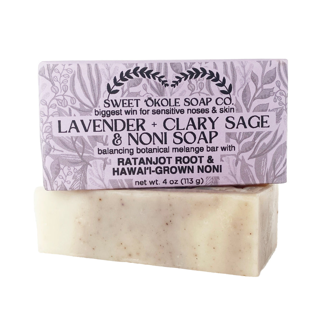 Lavender & Clary Sage Soap Bar – Noni & Essential Oils