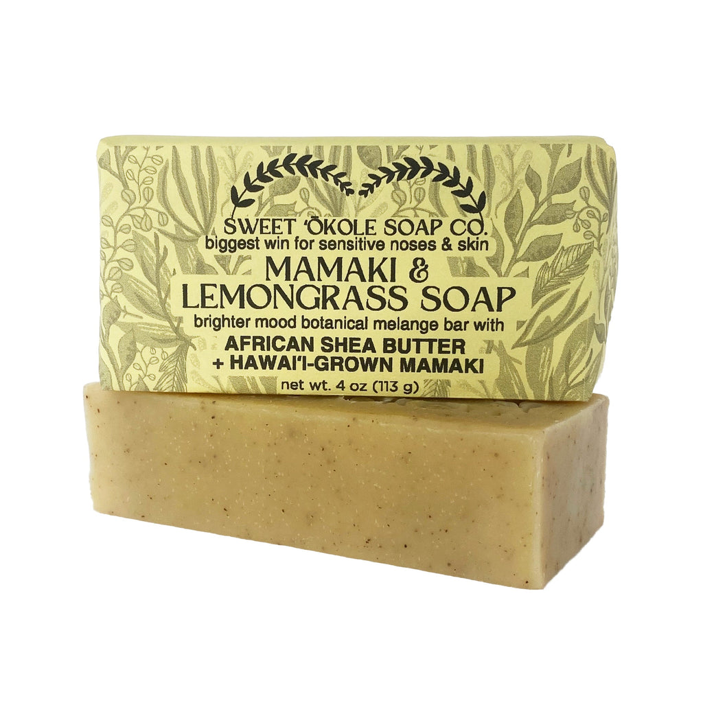 Vegan Mamaki Lemongrass Soap Bar – Palm-Free